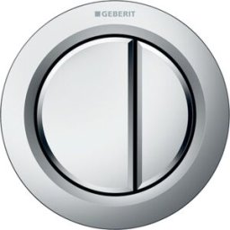 Geberit WC control Typ 01 116050461 pneumatique, double chasse, pour Meuble salle de bain , plastique, chromé mat
