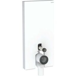 Geberit Monolith WC module 131003SI5 verre blanc , hauteur 101 cm