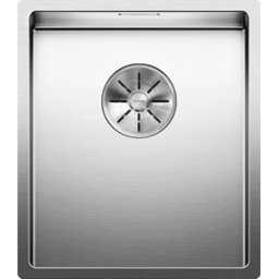 Blanco Claron évier 521571 340-U, 38 x 44 cm, Inox soie, sans télécommande de vidange