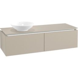 Villeroy und Boch Villeroy & Boch Legato Villeroy & Boch B587L0VK 140x38x50cm, avec éclairage LED, Soft Grey