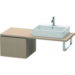 Duravit L-Cube meuble bas LC583207575 52 x 54,7 cm, lin, pour console, 2000 coulissant