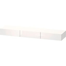 Duravit DuraStyle étagère à tiroirs DS827300743 180 x 44 cm, 3 tiroirs, gris béton / basalte mat, avec support console