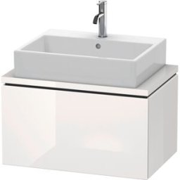 L-Cube Duravit vasque LC580108585 72 x 47,7 cm, blanc brillant, pour console, 2000 coulissant