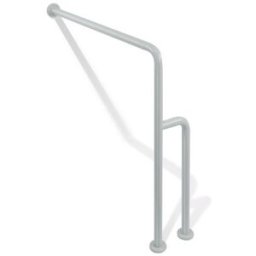 Hewi 801 barre de support sol-mur 801.22.40098 850 x 834 mm, blanc de sécurité