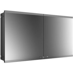 Emco Asis Evo encastré match0 939713316 1200 x 700 mm, 2 portes, noir, avec système d'éclairage, sans chauffage des rétroviseurs