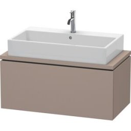 L-Cube Duravit vasque LC580304343 92 x 47,7 cm, basalte mat, pour console, coulissant 2000