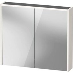 Duravit D-Code armoire à glace DC7106022221000 800x700x148, blanc brillant, avec prise E, éclairage LED