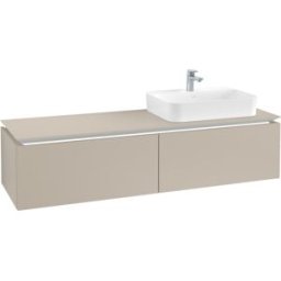 Villeroy und Boch Villeroy & Boch Legato Villeroy & Boch B765L0VK 160x38x50cm, avec éclairage LED, Soft Grey