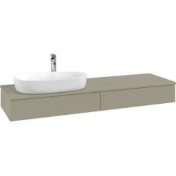 Villeroy und Boch Meuble sous-vasque Villeroy & Boch Antao 1600x190x500mm L15150HK avec éclairage avec structure FK/AP: HK/0