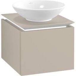 Villeroy und Boch Villeroy & Boch Legato Villeroy & Boch B565L0VK 45x38x50cm, avec éclairage LED, Soft Grey