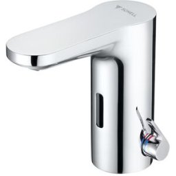 Mitigeur lavabo infrarouge Schell 002780699 HD-M, compartiment à piles 6 V, IP 65, chromé