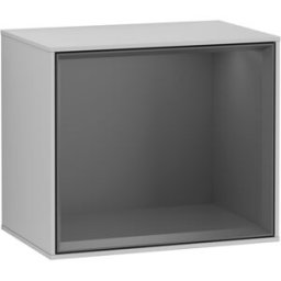 Villeroy und Boch Villeroy et Boch module d' Finion F590GKGJ 41.8x35.6x27cm, station de charge, étagère Antracite Matt, Light grey matt