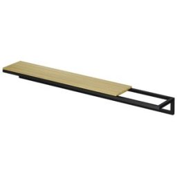 Bette BetteLux Shape porte-serviettes Q031-807 60 x 12 x 7 cm, blanc mat, sans insert en bois véritable