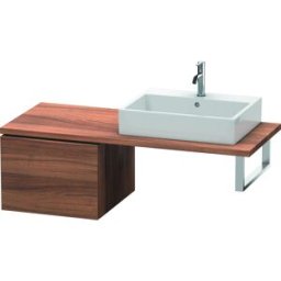 Duravit L-Cube meuble bas LC583207979 52 x 54,7 cm, noyer naturel, pour console, 2000 coulissant