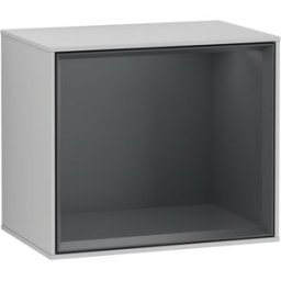 Villeroy und Boch Villeroy et Boch module d' Finion G590HGGJ 41.8x35.6cm, station de charge, Emotion, étagère Midnight Blue , gris clair mat