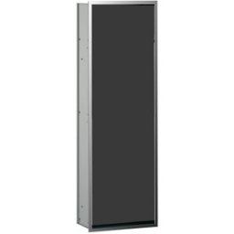 Emco Asis module 300 module d'armoire 977027963 chrome / noir, porte vitrée, modèle encastré