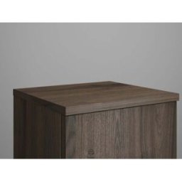 Burgbad Plaque de finition Junit APCU035F3152 19 x 325 x 352 mm, décor châtaigne truffe