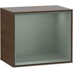 Villeroy und Boch Villeroy et Boch module d' Finion G590GMGN 41.8x35.6cm, borne de charge, emotion, étagère olive mat, placage noyer