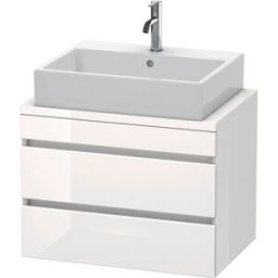 Duravit DuraStyle vasque DS530603535 70 x 47,8 cm, chêne terra, pour console, 2 tiroirs