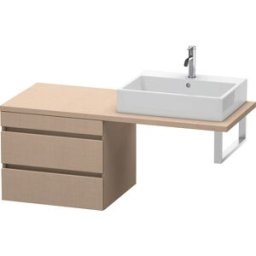 Duravit DuraStyle vasque DS533807575 60 x 54,8 cm, lin, pour console, 2 tiroirs