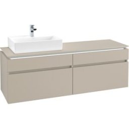 Villeroy und Boch Villeroy & Boch Legato Villeroy & Boch B673L0VK 160x55x50cm, avec éclairage LED, Soft Grey