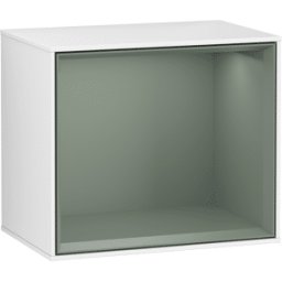 Villeroy und Boch Villeroy et Boch module d' Finion G580GMGF 41.8x35.6x27cm, Emotion, étagère Olive Matt, laqué blanc brillant