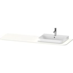 Duravit Happy D.2 lavabo console HP031HR3636 160 x 55 cm, avec 2000 découpe, droite, blanc 2000