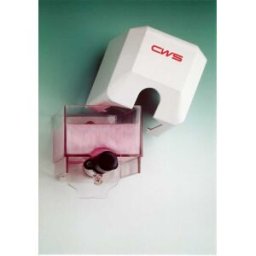 douche CWS et distributeur de savon 402000 blanc, convient au gel douche ou à la crème savonneuse