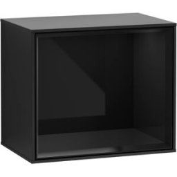 Villeroy und Boch Villeroy et Boch module d' Finion G590PHPD 41.8x35.6cm, station de charge, Emotion, étagère Glossy Black, laqué noir mat