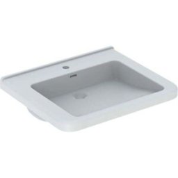 Geberit Renova Comfort Select lavabo 128665600 65 x 55 cm, blanc, KeraTect, accessible en fauteuil roulant