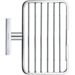 Panier à savon carré Duravit 0099531000 14 x 12 cm, chromé