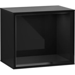 Villeroy und Boch Villeroy et Boch module d' Finion F580PHPH 41.8x35.6x27cm, étagère Glossy Black, Glossy Black Lacquer