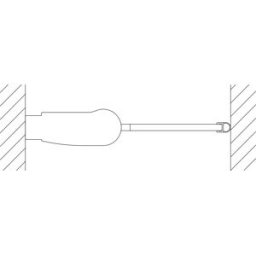 Kermi Pega porte battante 2000 -wing PE1TR07818VNK 78x185cm, verre de sécurité trempé argent brillant SR Arena C, droite