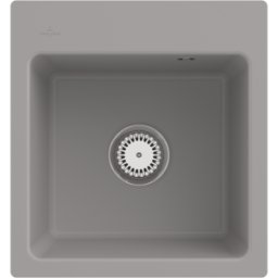 Villeroy und Boch Villeroy et Boch Évier de Subway avec garniture de vidage et fonctionnement manuel, Fossil