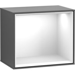 Villeroy und Boch Villeroy et Boch module d' Finion Villeroy et Boch FD10GFGK 41,8x35,6x27cm, étagère Glossy White , anthracite mat