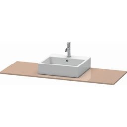 Duravit console XSquare XS060GM8686 140x55cm, avec découpe 2000 , centre, cappuccino brillant
