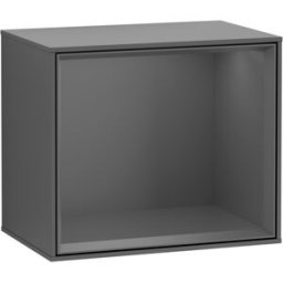 Villeroy und Boch Villeroy et Boch module d' Finion F590GKGK 41.8x35.6x27cm, station de charge, étagère Antracite Matt, Anthracite matt