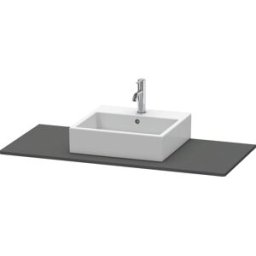 Duravit console XSquare XS060F04949 120x55cm, avec découpe 2000 , Graphit mat