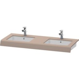 Duravit DuraStyle console de lavabo DS829C04343 55x80x10cm, 2 découpes, basalte mat