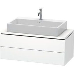 L-Cube Duravit vasque LC580901818 102 x 47,7 cm, blanc mat, pour console, 2 tiroirs