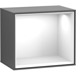 Villeroy und Boch Villeroy et Boch module d' Finion G580GFGK 41.8x35.6x27cm, Emotion, étagère Glossy White , anthracite mat