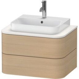 Happy D.2 Duravit match0 HP496007171 40,8 x 65 x 48 cm, 2 tiroirs, pour console, chêne méditerranéen