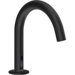 Hansgrohe Axor Uno électronique mitigeur lavabo 38010670 avec contrôle de la température, alimentation secteur 230 V, noir mat