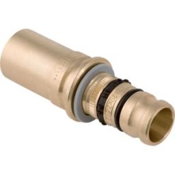 Geberit Mepla transition 601508005 Ø 16 - 15mm, bronze à canon, avec extrémité d'insertion, sur Mapress