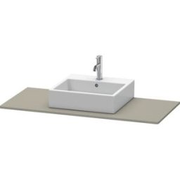Duravit console XSquare XS060F09292 120x55cm, avec découpe 2000 , 2000 pierre satiné mat