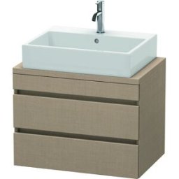 Duravit DuraStyle vasque DS530607575 70 x 47,8 cm, lin, pour console, 2 tiroirs