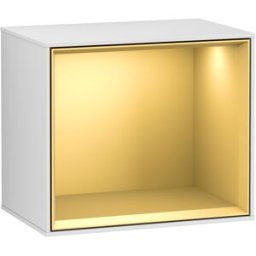 Villeroy und Boch Villeroy et Boch module d' Finion G590HFMT 41.8x35.6cm, borne de charge, emotion, étagère or mat, laqué blanc mat
