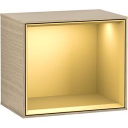 Villeroy und Boch Villeroy et Boch module d' Finion G590HFPC 41.8x35.6cm, station de charge, emotion, étagère or mat, Oak Veneer