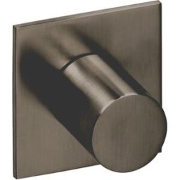 Herzbach Logic XL 21.958750.2.40 Black Steel, pour module d'arrêt et de commutation, 70x70mm