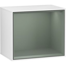 Villeroy und Boch Villeroy et Boch module d' Finion Villeroy et Boch FD10GMGF 41,8x35,6x27cm, étagère olive mat, laqué blanc brillant
